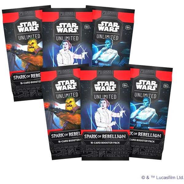 Star Wars: Unlimited - Spark of Rebellion Booster - Star Wars TCG - Obrázok 6172000K01
