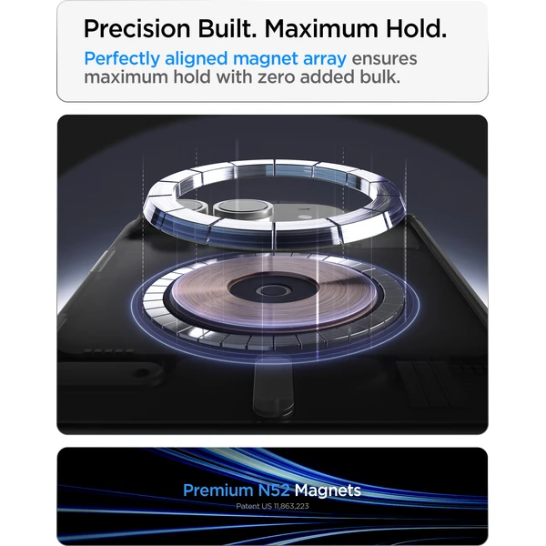 Spigen Ultra Hybrid Pro S MagSafe kryt iPhone 18 Fold clear white - Puzdra - Obrázok 617a587b3f764eaaa388b1f6f5c7598c