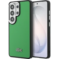 Lacoste Petit Pique Metal Logo Magnetický kryt Samsung Galaxy S26 Ultra zelený - Puzdra