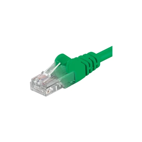 PremiumCord RJ45/RJ45 Cat6 UTP patch kábel 1,5m zelený - Káble a redukcie - Hlavný obrázok
