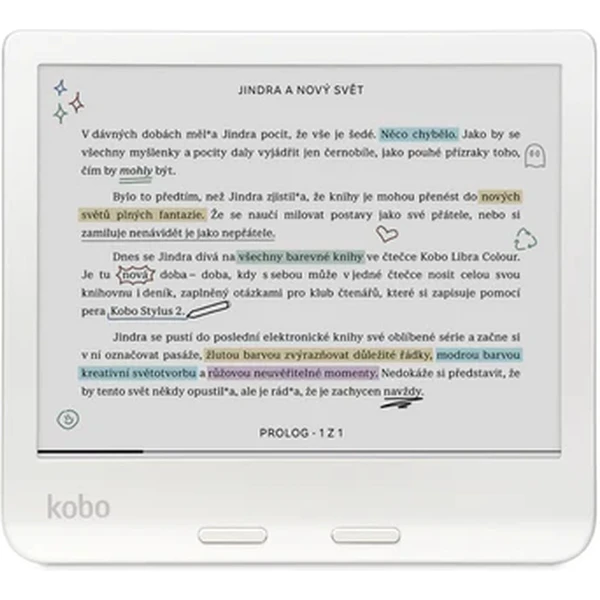 Kobo Libra Colour čítačka biela - Čítačky elektronických kníh - Obrázok 61LB000K01