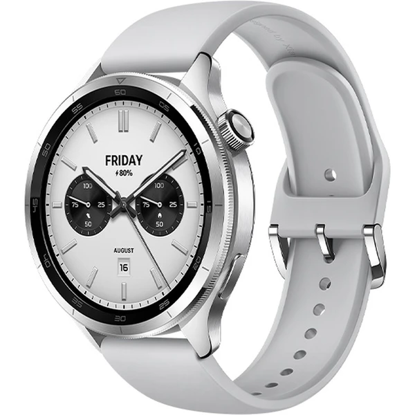 Xiaomi Watch S4 strieborné - Inteligentné hodinky - Hlavný obrázok