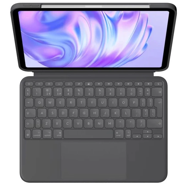 Logitech Combo Touch puzdro s UK klávesnicou pre iPad Pro 11" (M4) grafitové - Puzdra s klávesnicou - Obrázok 61W5000L01