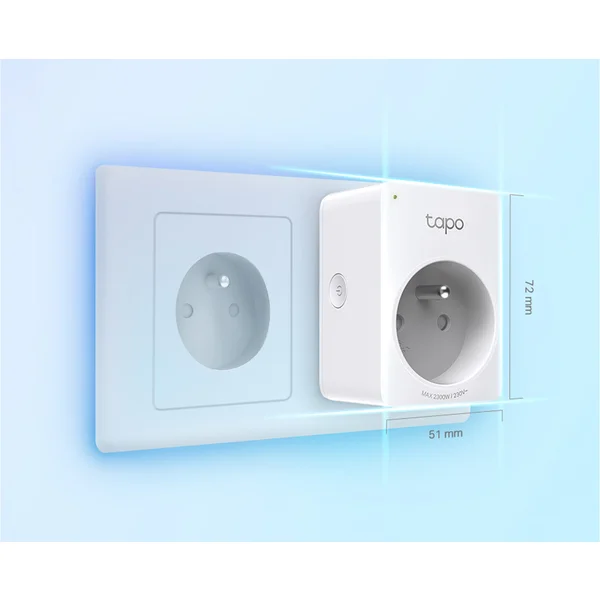 TP-Link Tapo P100 múdra zásuvka WiFi - Inteligentné zásuvky - Obrázok 61XT000501