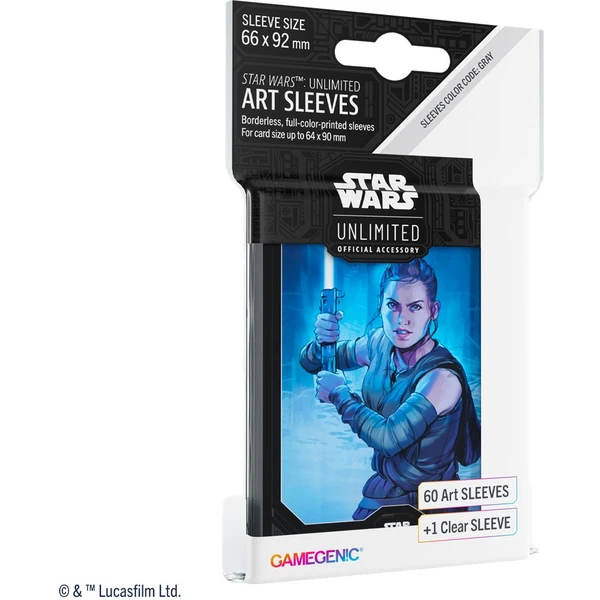 Gamegenic - Star Wars: Unlimited Art Sleeves - Rey - Obaly na karty - Hlavný obrázok