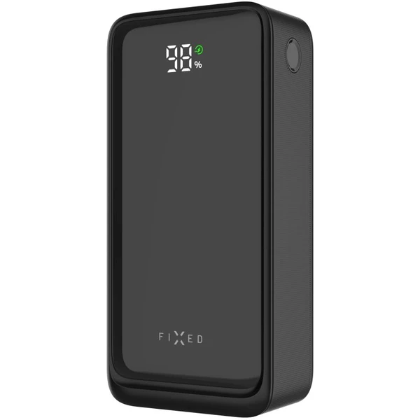 FIXED Zen2 30 powerbanka s LCD displejom a PD 20W, 30 000 mAh, čierna - Powerbanky - Hlavný obrázok