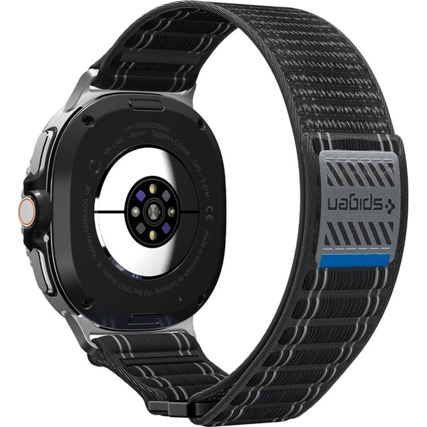 Spigen Fabric Band remienok (suchý zips) Samsung Galaxy Watch8 46/44/40mm čierny - Remienky - Obrázok 621fca1b39b24f49aeb32e48eb2414ea