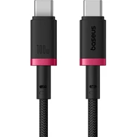 Baseus Dura USB-C/USB-C napájací kábel 100W 1m červeno/čierny - Káble a redukcie