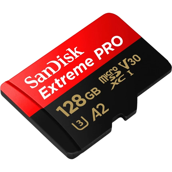 SanDisk Extreme PRO microSDXC 128GB + SD adaptér - Pamäťové karty - Obrázok 6232000P01
