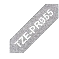 Brother TZe-PR955 páska biela na striebornom 24 mm - Pásky pre štítkovače