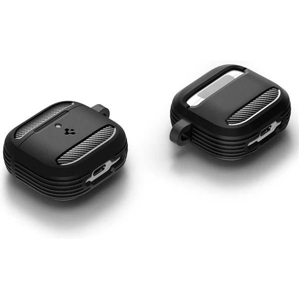 Spigen Rugged Armor puzdro AirPods 4 matne čierne - Puzdra - Obrázok 6265b9ddf295496da2ecfa354a78ee0a