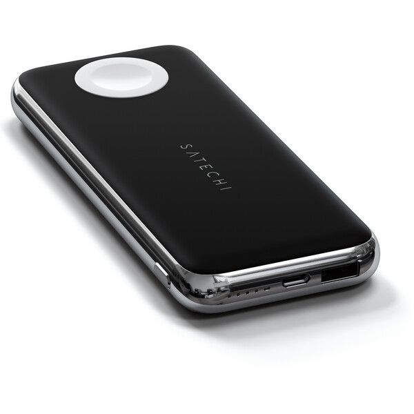 Satechi Quatro bezdrôtová powerbanka 10 000 mAh vesmírne šedá