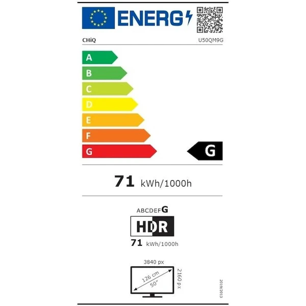 CHiQ Smart TV U50QM9G 50" - Televízia - Obrázok 62CF000P01