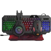 Marvo CM430 sada 4v1 (klávesnica, myš, podložka, slúchadlá) US - Herné sety