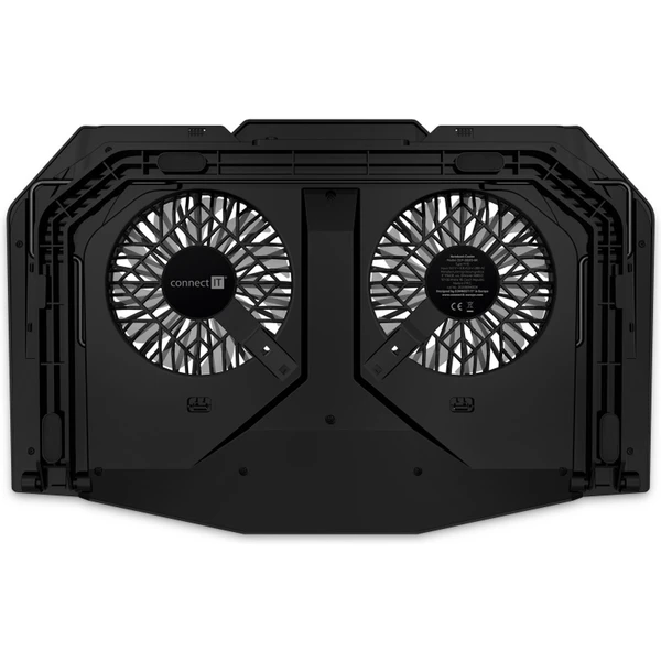 CONNECT IT NEO RGB chladiaca podložka pod notebook čierna - Chladiace podložky - Obrázok 62N0000J01