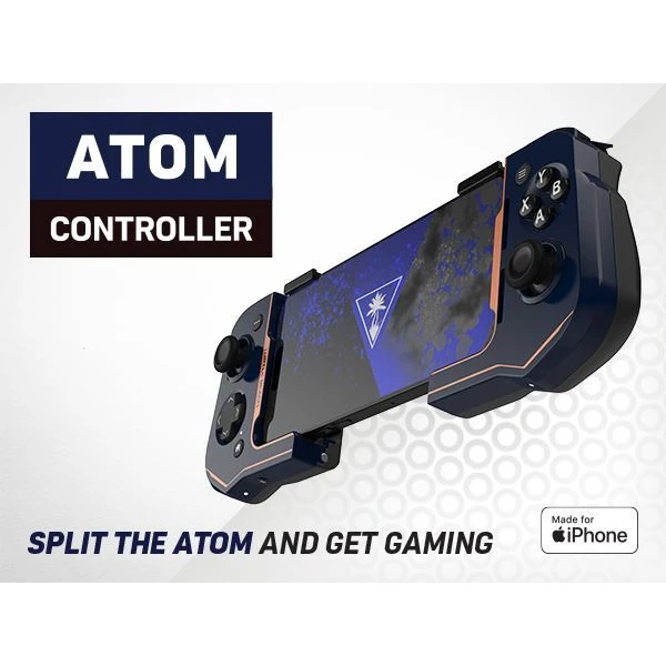 Turtle Beach mobilný herný ovládač Atom pre IOS kobaltovo modrý - Herné ovládače - Obrázok 62QH000K01
