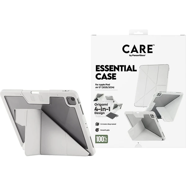 PanzerGlass® CARE 4v1 Essential puzdro Apple iPad Air 13" (2025/2024) sivé - Puzdra - Obrázok 62XL000K01