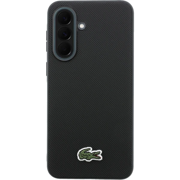 Lacoste Iconic Petit Pique Woven Logo MagSafe kryt Samsung Galaxy A37 čierny - Puzdra - Obrázok 62a50592dfb14b898cd385f074769333