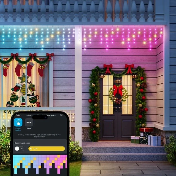 Govee Smart LED dekoratívne cencúle RGB Matter, 10m - Inteligentné osvetlenie - Obrázok 62b5776620fd40079eeafe06249388c8
