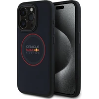 Oracle Red Bull Racing PU Leather Red Ring MagSafe kryt iPhone 15 Pre modrý - Puzdra
