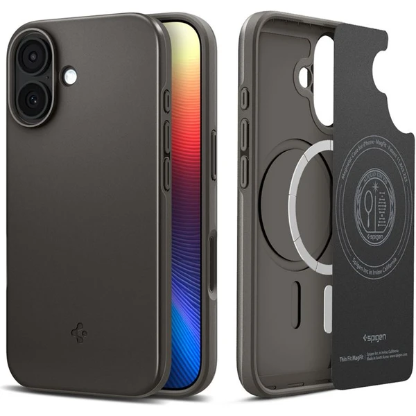 Spigen Thin Fit MagSafe kryt iPhone 17 gunmetal - Puzdra - Obrázok 62ed165117e6486e996a368eafd184f4
