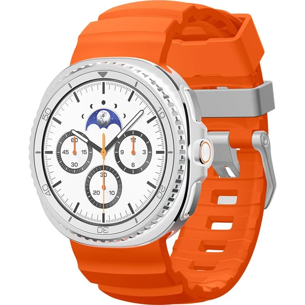 Spigen Silicone Band remienok Samsung Galaxy Watch8/Classic 46mm/44mm/40mm oranžový - Remienky - Hlavný obrázok