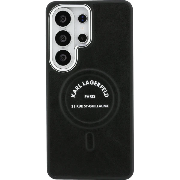 Karl Lagerfeld PU RSG Logo Magnetický kryt Samsung Galaxy S26 Ultra čierny - Puzdra - Obrázok 631608c087b5499fb53d6a08a5f81569