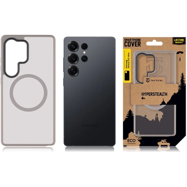 Tactical MagForce Hyperstealth kryt Samsung Galaxy S25 Ultra Light Grey - Puzdra - Obrázok 633c5dea9dbf4f3696b597c868aba67b