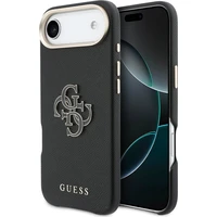 Guess PU Resin Logo kryt iPhone Air čierny - Puzdra