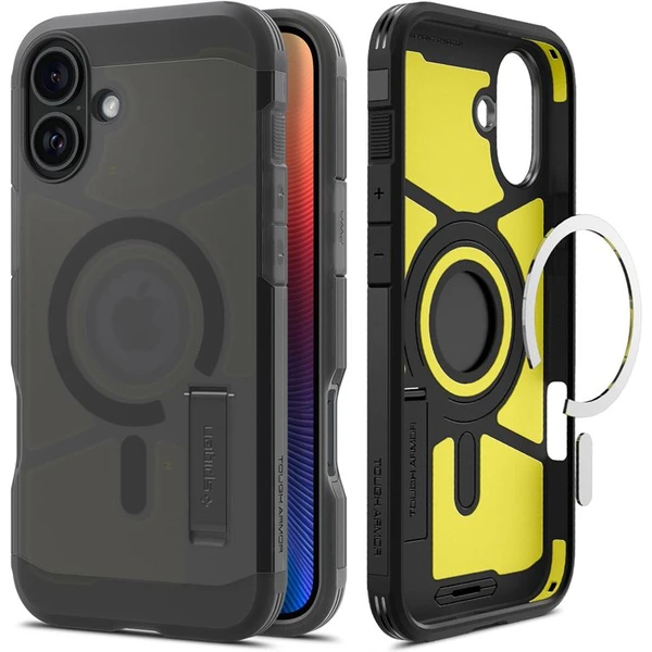 Spigen Tough Armor MagSafe kryt iPhone 16 frost black - Puzdra - Hlavný obrázok