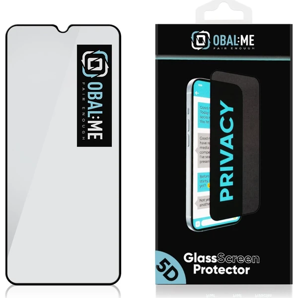 OBAL:ME Privacy 5D tvrdené sklo Samsung Galaxy A37 5G/A57 5G čierne - Ochranné fólie a sklo - Obrázok 6351df7add26482681080b94c7fb6f33