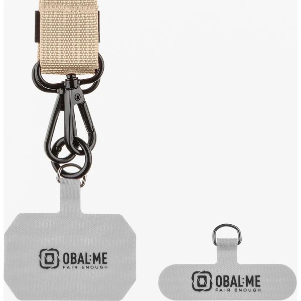 OBAL:ME NeckTag Ribbon popruh na telefón béžový - Popruhy a crossbody - Obrázok 635e5fdf41754ad681ef0673b742db51
