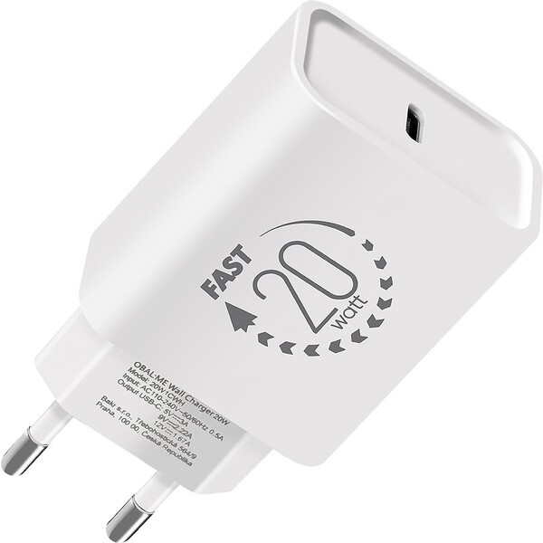 E-shop Obal:Me nabíjačka USB-C (20W) biela