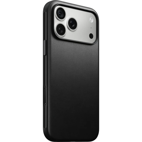 Nomad Modern Leather MagSafe kožený kryt iPhone 17 Pro Max/18 Pro Max Black - Puzdra - Hlavný obrázok