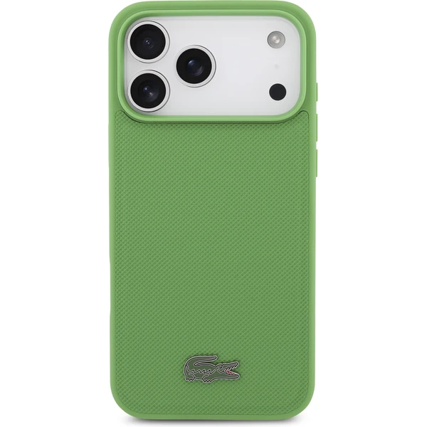 Lacoste Iconic Petit Pique MagSafe kryt + peňaženka iPhone 17 Pro Max zelený - Puzdra - Obrázok 639df8a9102b4799947850ae62a2bcc1
