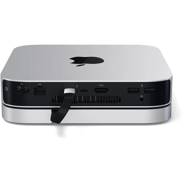 Satechi Aluminium Type-C Stand and Hub pre Mac Mini strieborný - USB huby - Obrázok 63CT000501