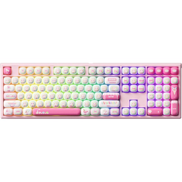 Akko MonsGeek MG108B Rainbow Marshmallows herná klávesnica (US)