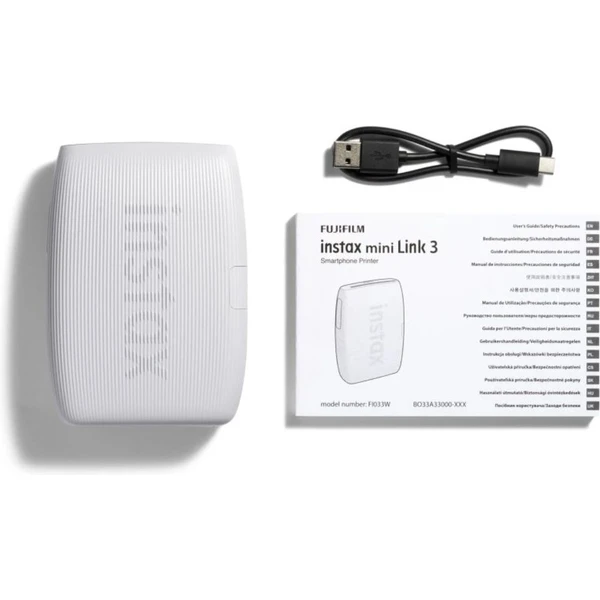 Fujifilm Instax Mini Link 3 tlačiareň Clay White EX D - Tlačiarne - Obrázok 63U8000K01