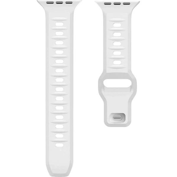 CubeNest Premium Silicon Band remienok Apple Watch 42-49 mm biely - Remienky - Obrázok 63UD000O01