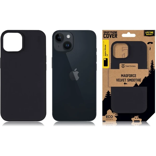 Tactical MagForce Velvet Smoothie Kryt pre Apple iPhone 14 Asphalt - Puzdra - Obrázok 63ab37e09ee34b758d8c3affb9b3deb7