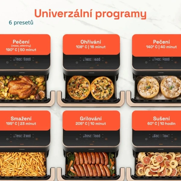 Cosori TF101S Dual blaze TwinFry 10l vzdušná fritéza čierna - Fritézy - Obrázok 63b5d7cad104405eba1fef0f5ecb7fb2