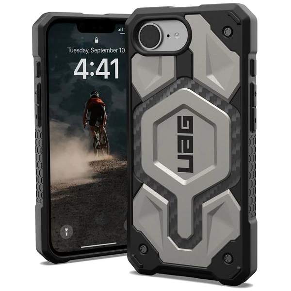 UAG Monarch Pro MagSafe kryt na iPhone 17e/16e titanový - Puzdra - Hlavný obrázok