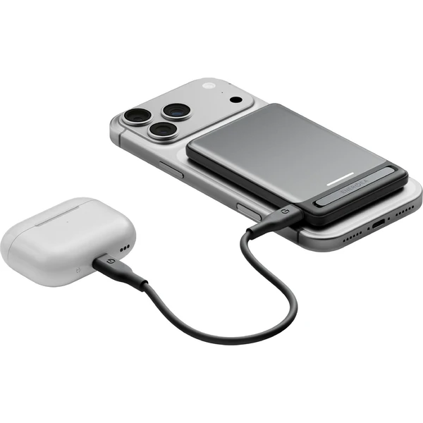 ENERGEA AluPac Edge 5K MagSafe (Qi2) powerbanka 5000 mAh tmavá sivá - Powerbanky - Obrázok 63ebacb41e354305ad802299f857d888