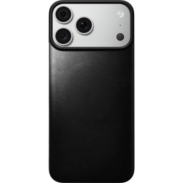 Nomad Magnetic Leather Back (Horween) MagSafe kožený kryt iPhone 17 Pro Max/18 Pro Max Black - Puzdra - Obrázok 63fed83b48dc4be5a1fd4225240e32d7