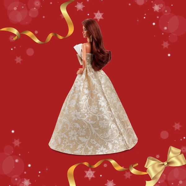 Vianočná bábika Mattel Barbie Signature 2025 Holiday - Rusovláska - Hračky - Obrázok 640J000K01