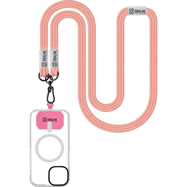 OBAL:ME NeckTag Trio popruh na telefón ružový - Popruhy a crossbody - Obrázok 6421f62b2bc74fc39bda486bc6688a0b
