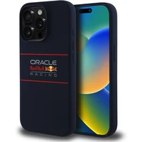 Oracle Red Bull Racing Silicone Horizontal Logo MagSafe kryt iPhone 15 Pro Max modrý - Puzdra