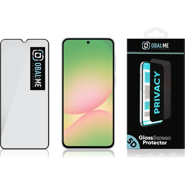 OBAL:ME Privacy 5D tvrdené sklo Samsung Galaxy A37 5G/A57 5G čierne - Ochranné fólie a sklo - Obrázok 64789315894c43a9b15ea0f617c2e7a8