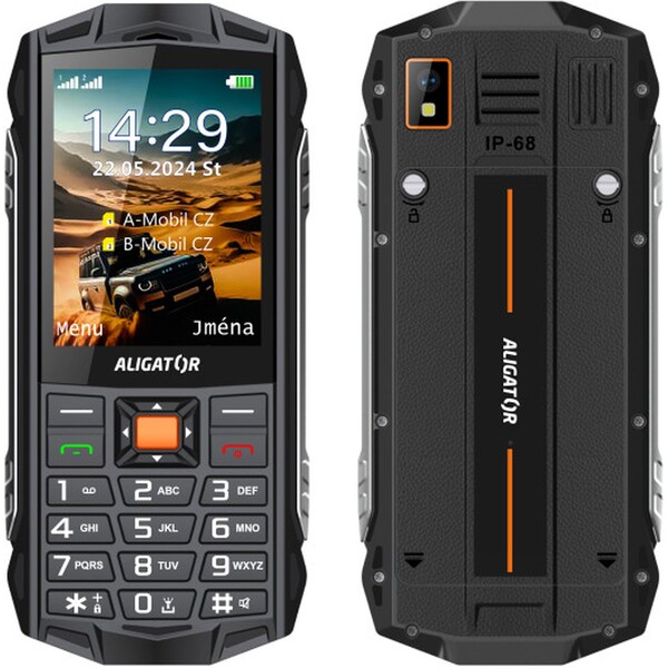 ALIGATOR R45 eXtremo čierno-oranžový