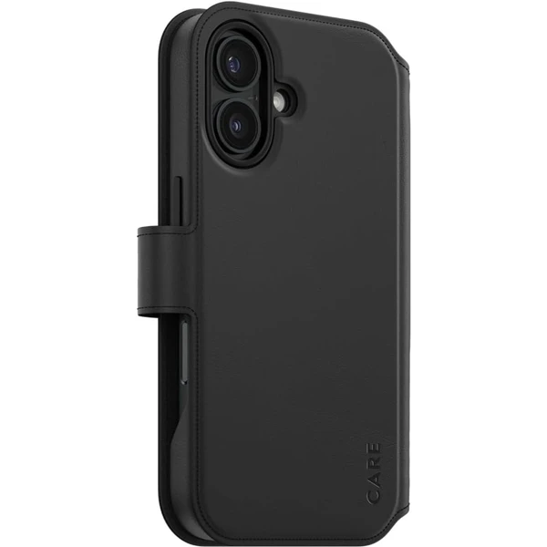 PanzerGlass® CARE púzdro Apple iPhone 16 MagSafe Wallet 2v1 čierny - Puzdra - Hlavný obrázok